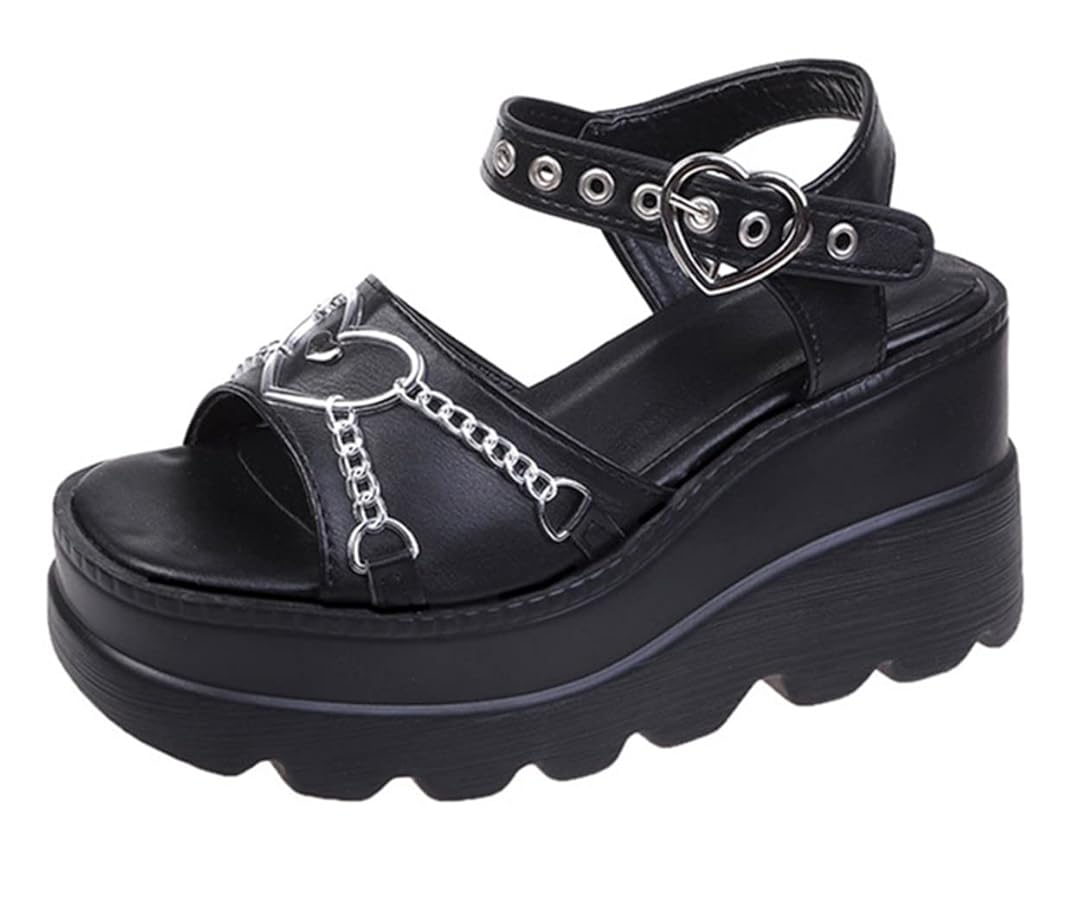 あ*こ様 予約完売品・新品未使用 ★ glamb ★ AZAMI sandals Amazon.com | TNXZ Platform Sandals for Women Open Toe Chain
